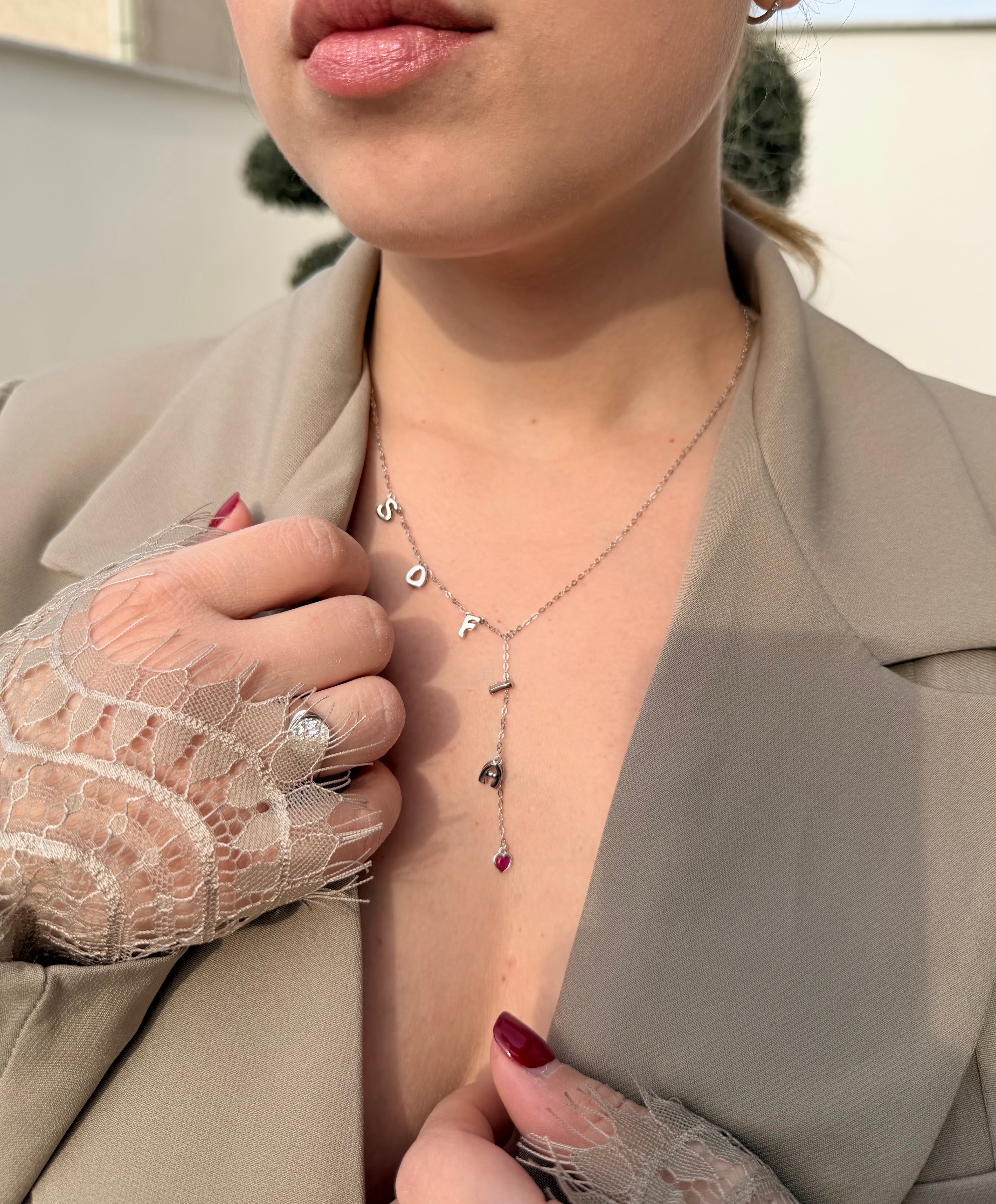 Collana Nome Verticale
