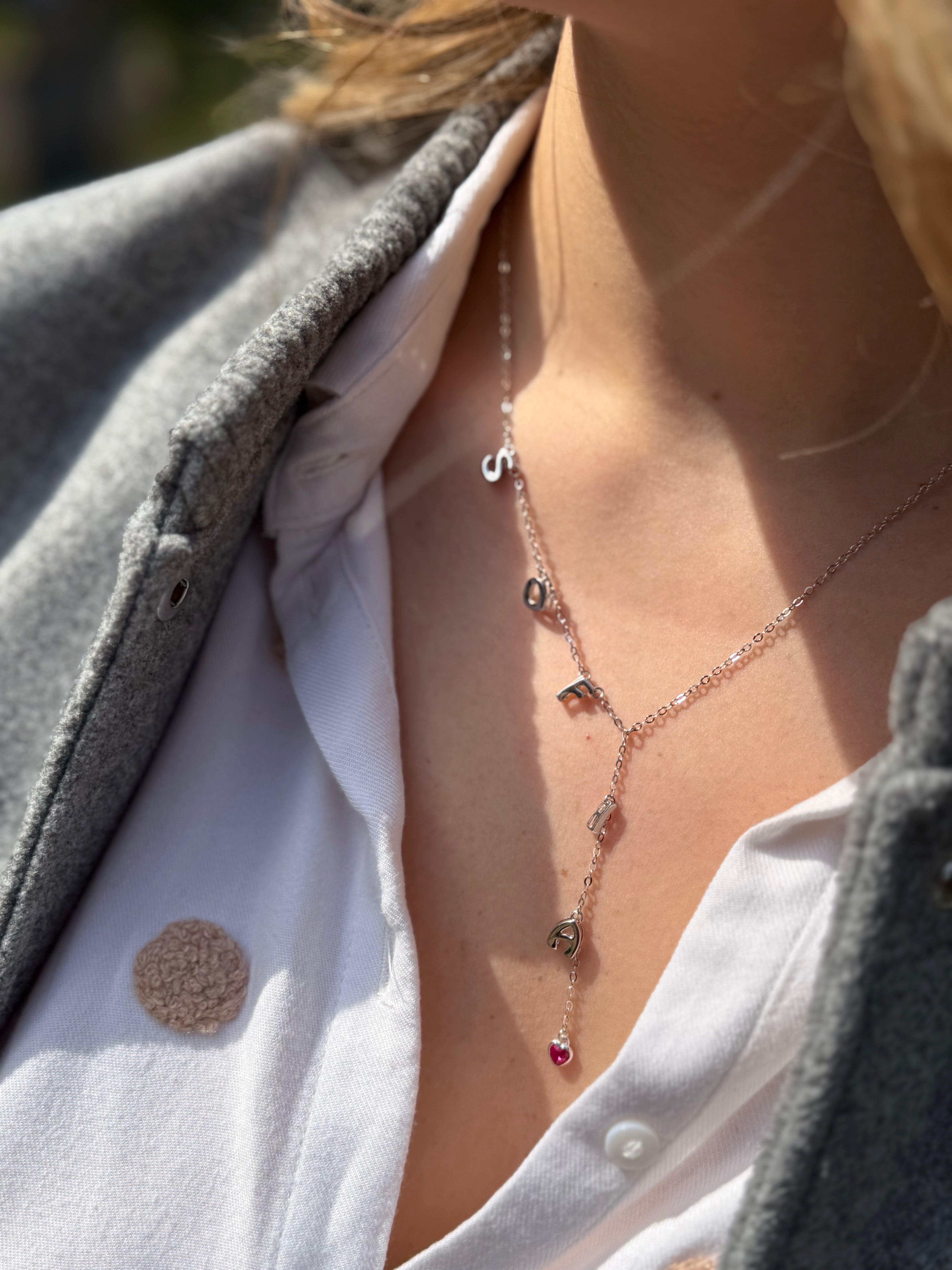 Collana Nome Verticale